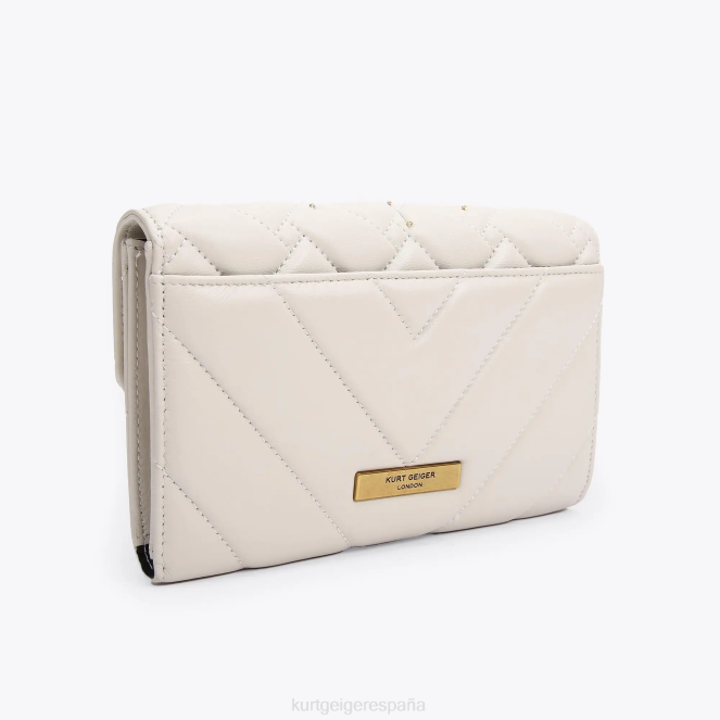 Kurt Geiger mujer cartera con cadena y ojo kensington london 2LPR56 | bolsas hueso